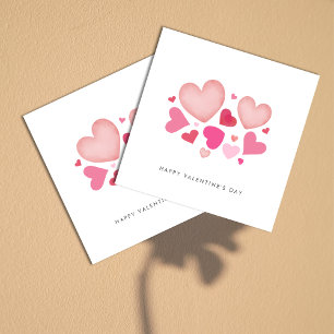 Minimalistische Niedlich Hearts Boyfriend Valentin Einladung