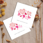 Minimalistische Niedlich Hearts Boyfriend Valentin Einladung