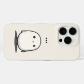 Minimalistische Niedlich Line Art Character Phone Case-Mate iPhone Hülle (Rückseite (Horizontal))