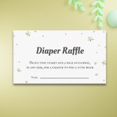 Minimalistische Niedlich Stars Windelwinddusche Begleitkarte