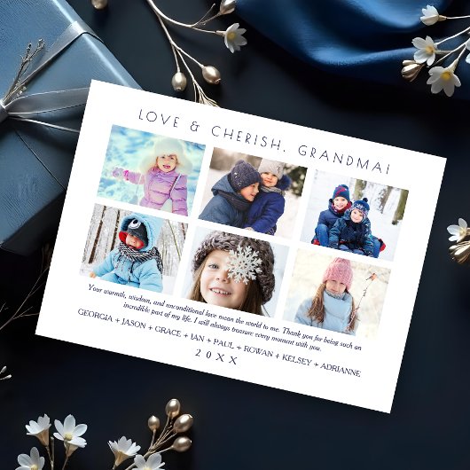 Minimalistische Niedliche 6 Multi-Fotos Collage Ke