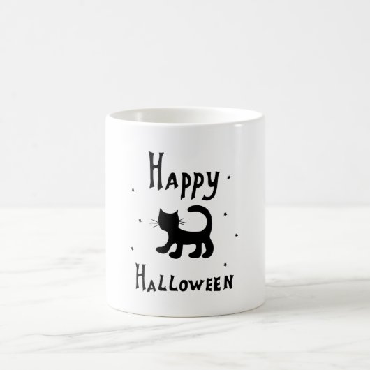 Minimalistische Niedliche Happy Halloween Kaffee T Kaffeetasse (Mittel)