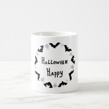 Minimalistische Niedliche Happy Halloween Kaffee T