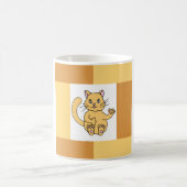 Minimalistische Niedliche I Liebe Ingwer Katzenjac Kaffeetasse (Mittel)