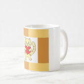 Minimalistische Niedliche I Liebe Ingwer Katzenjac Kaffeetasse (VorderseiteRechts)