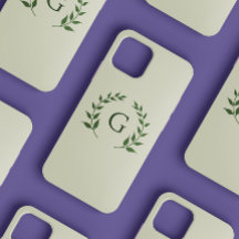 Minimalistische Niedliche Olive Branch-Themed Typo