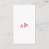 Minimalistische Niedliche Raccoon Baby Showbücher  Begleitkarte (Rückseite)