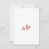 Minimalistische Niedliche Raccoon Babydusche Dankeskarte (Rückseite)