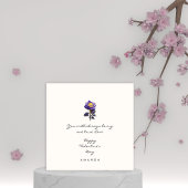 Minimalistische Niedliche Rose Boyfriend Valentine Einladung