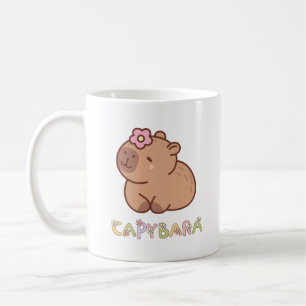 Minimalistische Niedliche Ruhe Adorable Sweet Capy Kaffeetasse
