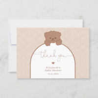 Minimalistische Niedliche Teddy Bear Baby Dusche V