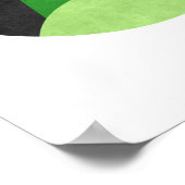 Minimalistische nordische Abstrakte Kunst Poster (Ecke)