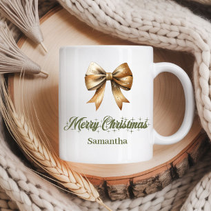 Minimalistische nordische Weihnachtstasse mit indi Kaffeetasse