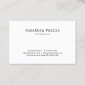 Minimalistische Nostalgie Design Retro Schlicht Tr Visitenkarte (Vorderseite)