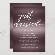 Minimalistische, nur verheiratete Handschrift über