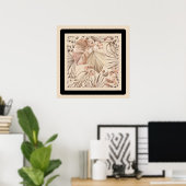 Minimalistische Oasis Blumenmuster Art Canvas Prin Poster (Heimbüro)