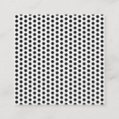 Minimalistische Ohrhänger-Display Visitenkarte (Rückseite)