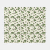 Minimalistische Öle und Branchen - nahtlos. Fleecedecke (Vorderseite (Horizontal))