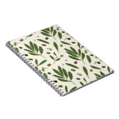 Minimalistische Öle und Branchen - nahtlos. Notizblock (Rechte Seite)