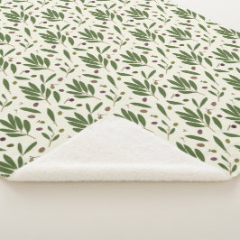 Minimalistische Öle und Branchen - nahtlos. Sherpadecke