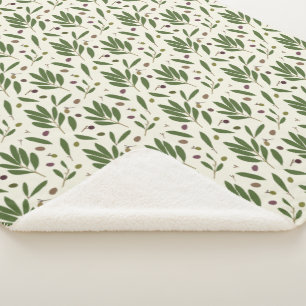 Minimalistische Öle und Branchen - nahtlos. Sherpadecke