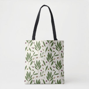 Minimalistische Öle und Branchen - nahtlos. Tasche