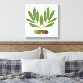 Minimalistische Öle und Zweige. Leinwanddruck (Insitu (Schlafzimmer))