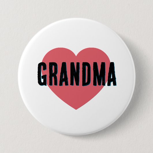 Minimalistische Oma Button (Vorderseite)