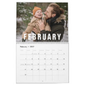 Minimalistische Oma Foto Collage Erinnerungen Kale Kalender (Feb 2027)