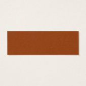 Minimalistische Orange Wedding Website Cards (Rückseite)