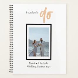 Minimalistische Organisation für einfache Hochzeit Planer