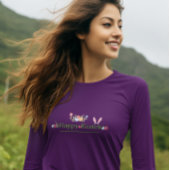 MINIMALISTISCHE OSTBUNNY OAR EIER BLUME DESIGN T-Shirt