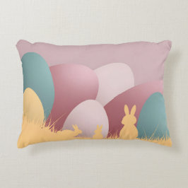 Minimalistische Osterform Dekokissen