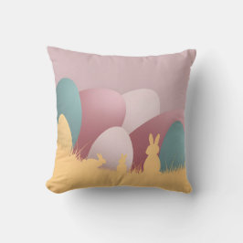 Minimalistische Osterform Kissen