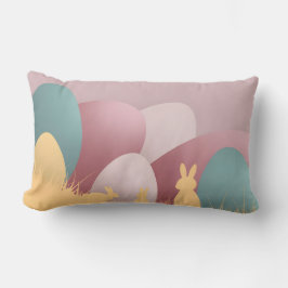 Minimalistische Osterform Lendenkissen