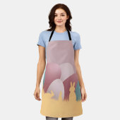 Minimalistische Osterform Schürze (Getragen)