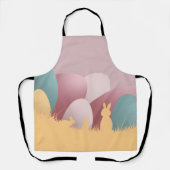 Minimalistische Osterform Schürze (Vorderseite)