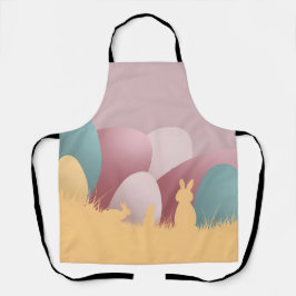 Minimalistische Osterform Schürze