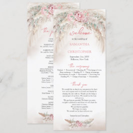 Minimalistische Pampas und Kranzprogramme für stau Programm