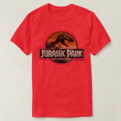 Minimalistische Park Sunset Design T-Shirt (Design vorne)