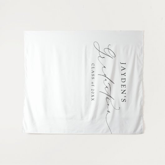 Minimalistische Partei für moderne Chic-Skripterst Wandteppich (Vorderseite (Horizontal))