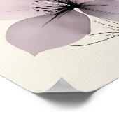 Minimalistische Pasta floral Poster (Ecke)