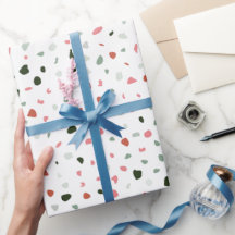 Minimalistische Pasta Rosa Grau Terrazzo Geschenk