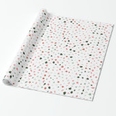 Minimalistische Pasta Rosa Grau Terrazzo Geschenk Geschenkpapier (Ungerollt)