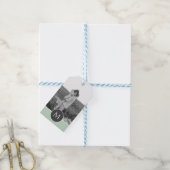 Minimalistische Pastel Minze Personalisiert Name & Geschenkanhänger (Mit Garn)