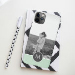 Minimalistische Pastel Minze Personalisiert Name & iPhone 11Pro Max Hülle<br><div class="desc">Minimalistische Pastel Minze Personalisiert Name & Foto</div>