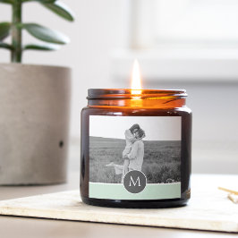 Minimalistische Pastel Minze Personalisiert Name & Quadratischer Aufkleber