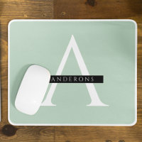 Minimalistische Pastel Minze Personalisierter Name