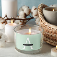 Minimalistische Pastel Minze Personalisierter Name