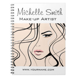 Minimalistische Pastel Peach Elegante Feminine Mak Notizblock